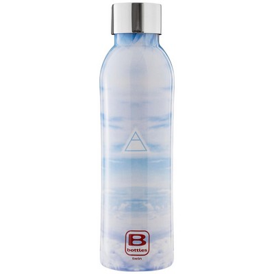 B Bottles Twin - Aria Element - 500 ml - Doppelwandige Thermoflasche aus 18/10 Edelstahl